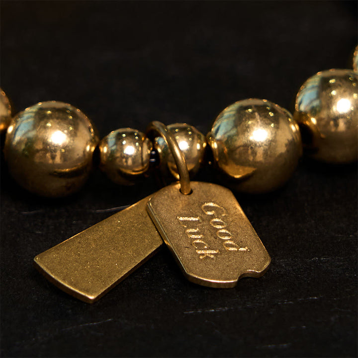 Braccialetto curativo in ottone e rame Buddha Stones - image 2