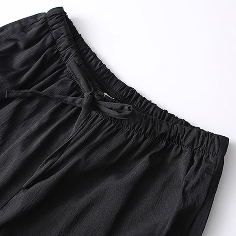 Set di 2 pezzi di abiti tradizionali da uomo con bottoni a rana, camicia a maniche lunghe e pantaloni, in Buddha Stones - image 11
