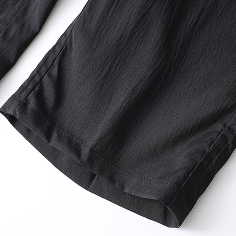 Set di 2 pezzi di abiti tradizionali da uomo con bottoni a rana, camicia a maniche lunghe e pantaloni, in Buddha Stones - image 13