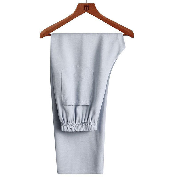 Set di 2 pezzi di tuta da uomo con bottoni a rana, camicia a maniche lunghe e pantaloni, in tinta unita, Buddha Stones - image 13