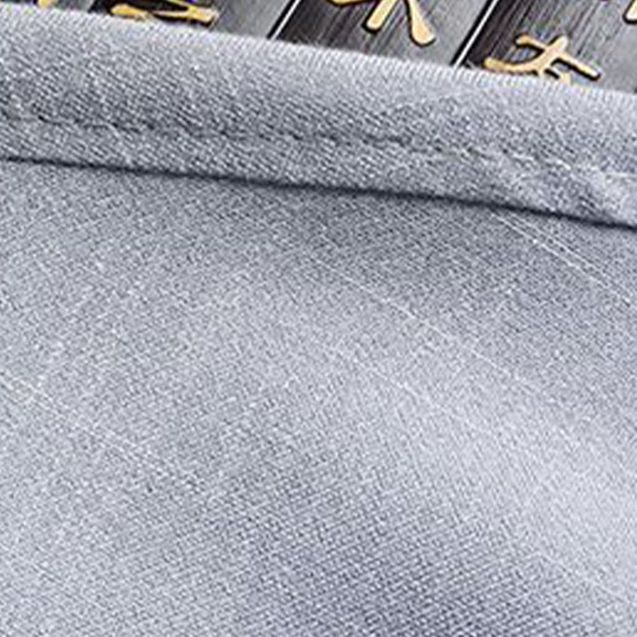 Set di 2 pezzi di tuta da uomo con bottoni a rana, camicia a maniche lunghe e pantaloni, in tinta unita, Buddha Stones - image 7