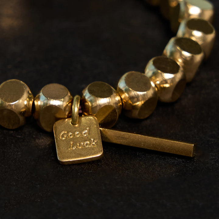 Braccialetto Buddha Stones Rame Buona Fortuna Ricchezza