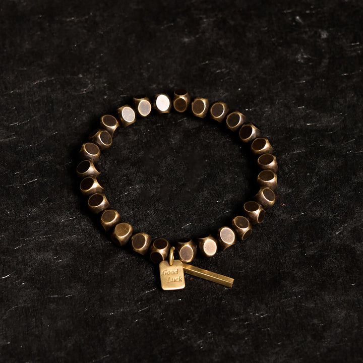 Braccialetto Buddha Stones Rame Buona Fortuna Ricchezza
