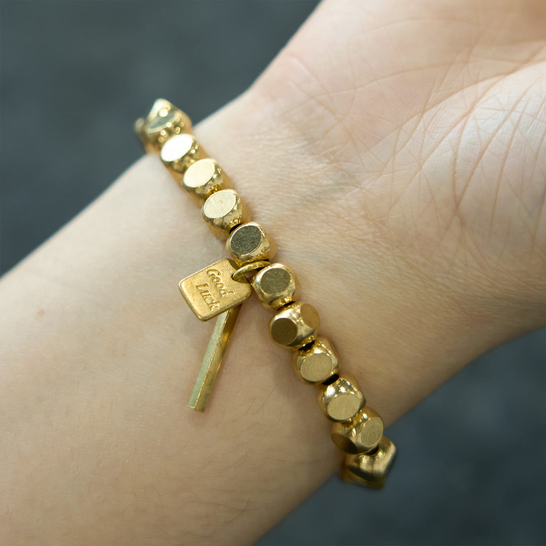 Braccialetto Buddha Stones Rame Buona Fortuna Ricchezza