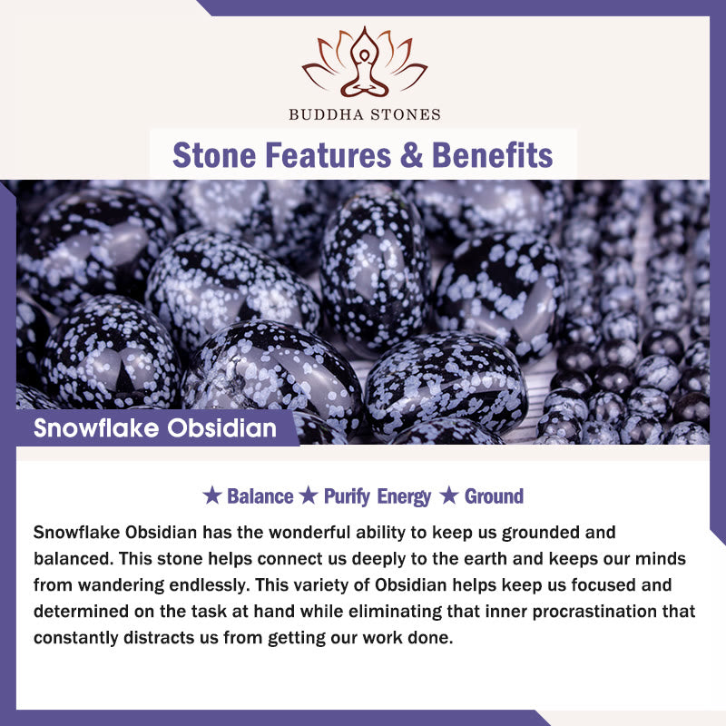 Buddha Stones Argento Naturale Lucente Ossidiana Turchese Bianco Diaspro Grigio Ossidiana Fiocco di Neve Braccialetto di Protezione dell'Anno del Serpente - image 16