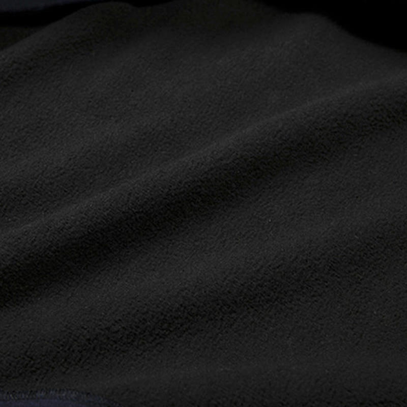 Camicia a maniche lunghe con scollo a V e stampa jacquard in cotone tinta unita da uomo Buddha Stones