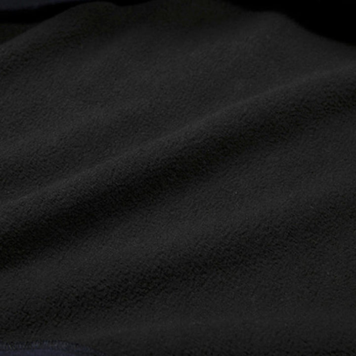 Camicia a maniche lunghe con scollo a V e stampa jacquard in cotone tinta unita da uomo Buddha Stones
