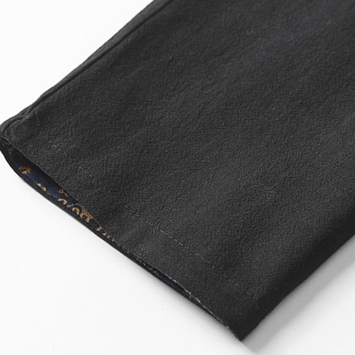 Cappotto doppiopetto in cotone di media lunghezza da uomo Buddha Stones Fall - image 14