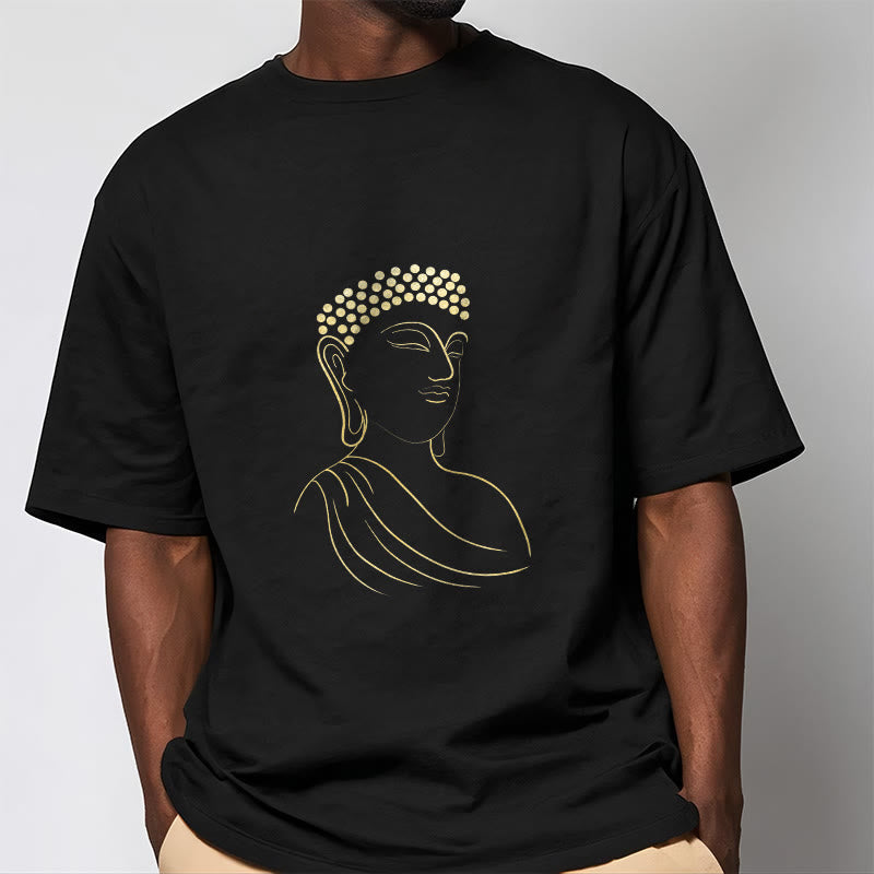 Maglietta con motivo Buddha Stones Mediting Buddha - image 2