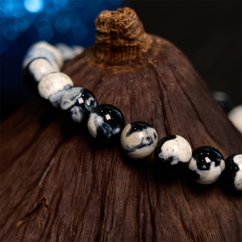 Braccialetto di protezione in agata orca Buddha Stones