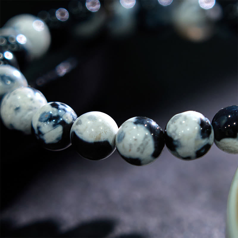 Braccialetto di protezione in agata orca Buddha Stones