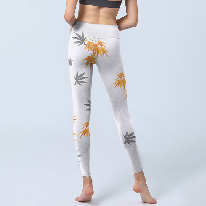 Leggings da palestra in acero Buddha Stones da donna, pantaloni da yoga - image 7