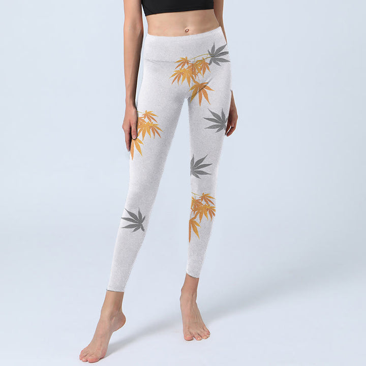 Leggings da palestra in acero Buddha Stones da donna, pantaloni da yoga - image 6