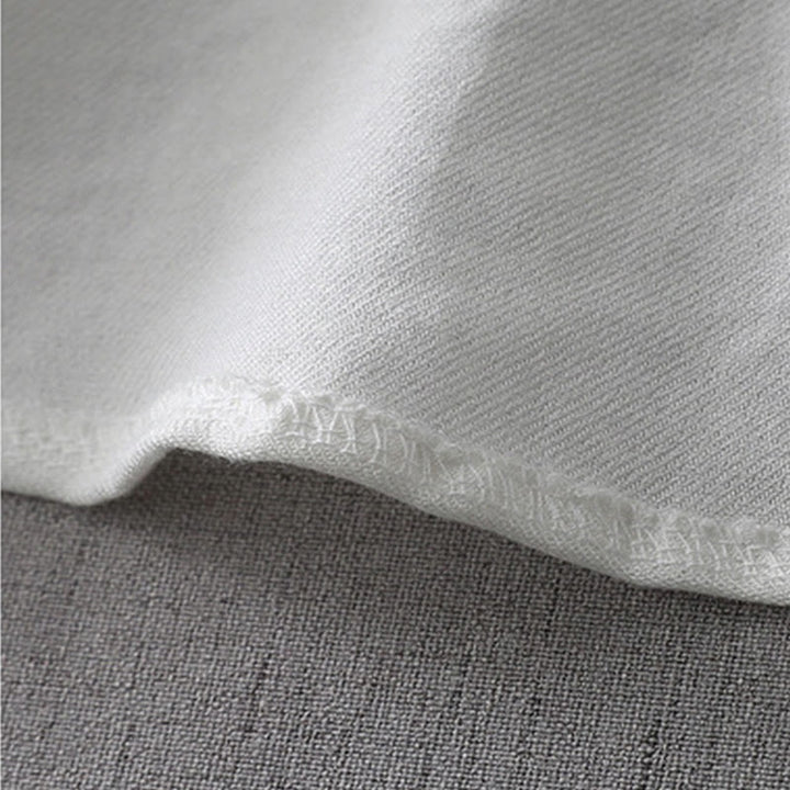 Camicia da donna a maniche lunghe con bottoni in tinta unita Buddha Stones - image 9