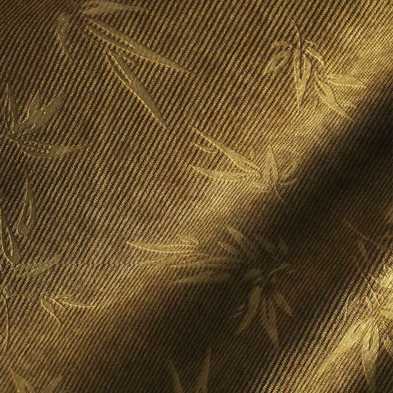 Pantaloni da uomo a gamba larga in velluto a coste con coulisse, in cotone, con tasche, motivo Buddha Stones Bamboo Leaves - image 12