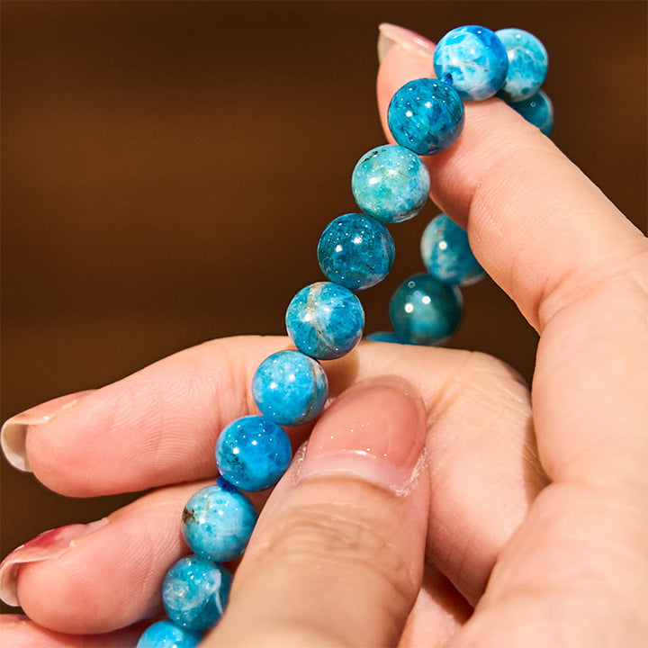 Braccialetto motivazionale Buddha Stones Apatite
