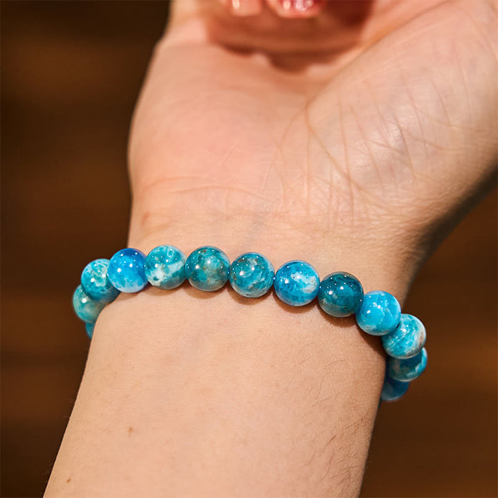 Braccialetto motivazionale Buddha Stones Apatite