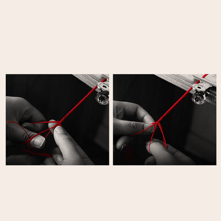 Braccialetto con corda portafortuna con simbolo dell'infinito e nodo infinito in argento sterling 999 fatto a mano Buddha Stones - image 19