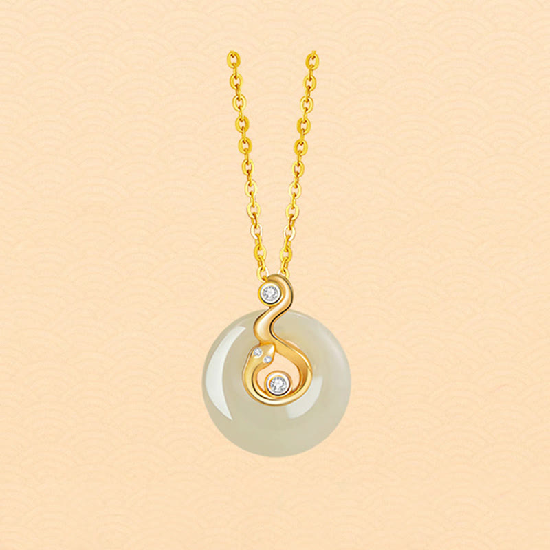 Buddha Stones Zodiaco cinese Giada Hetian Argento Sterling 925 Collana con ciondolo Abbondanza - image 18