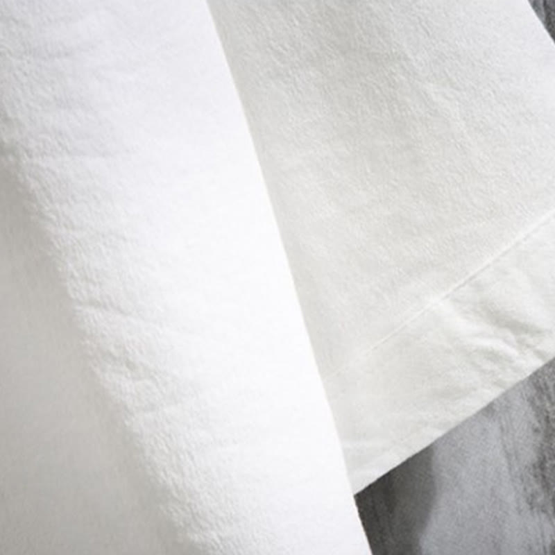 Camicia da uomo con maniche a tre quarti e bottoni frontali casual in tinta unita Buddha Stones - image 6