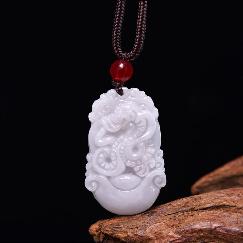 Buddha Stones Fortunate L'Anno del Serpente Benedizione Pacchetto di Protezione del Serpente