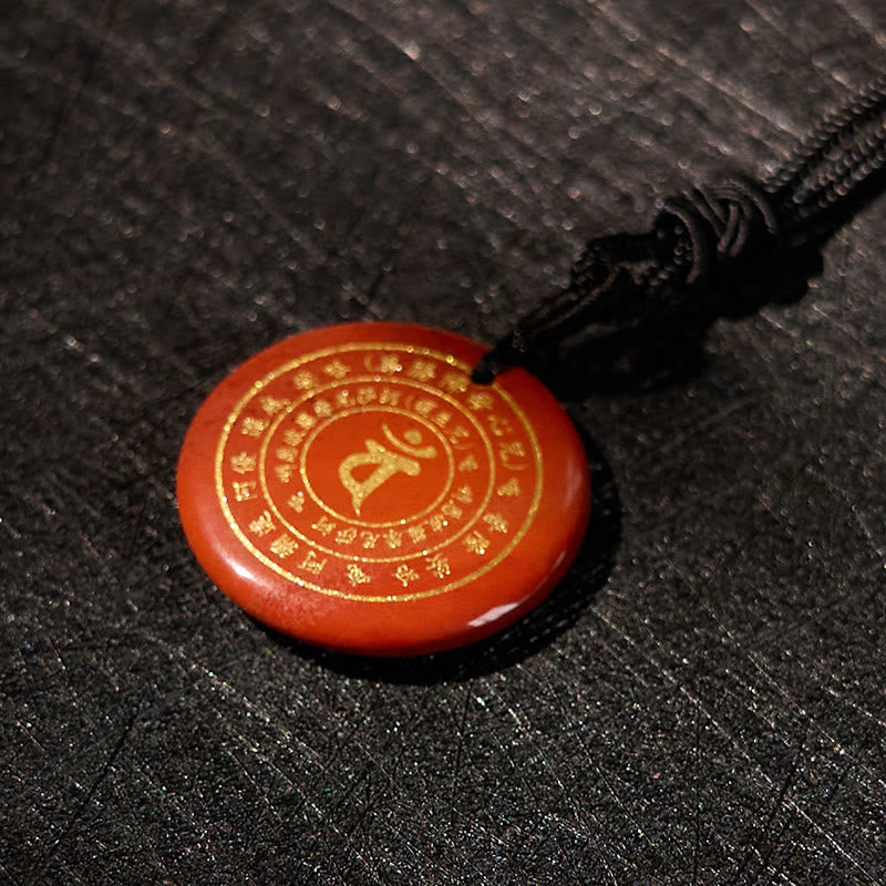 Buddha Stones Vairocana Tathagata Mantra Sanscrito Vari Cristalli Ossidiana Nera Avventurina Verde Forza Collana Pendente