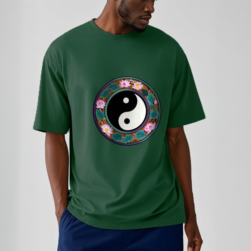 Maglietta in cotone con Buddha Stones Yin Yang - image 9
