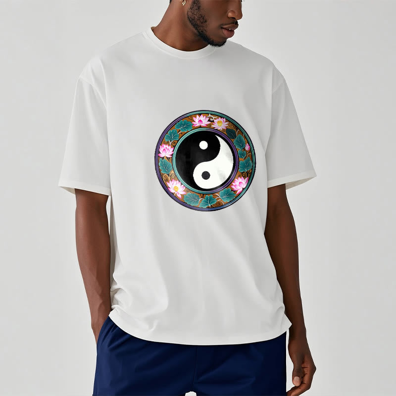 Maglietta in cotone con Buddha Stones Yin Yang - image 11