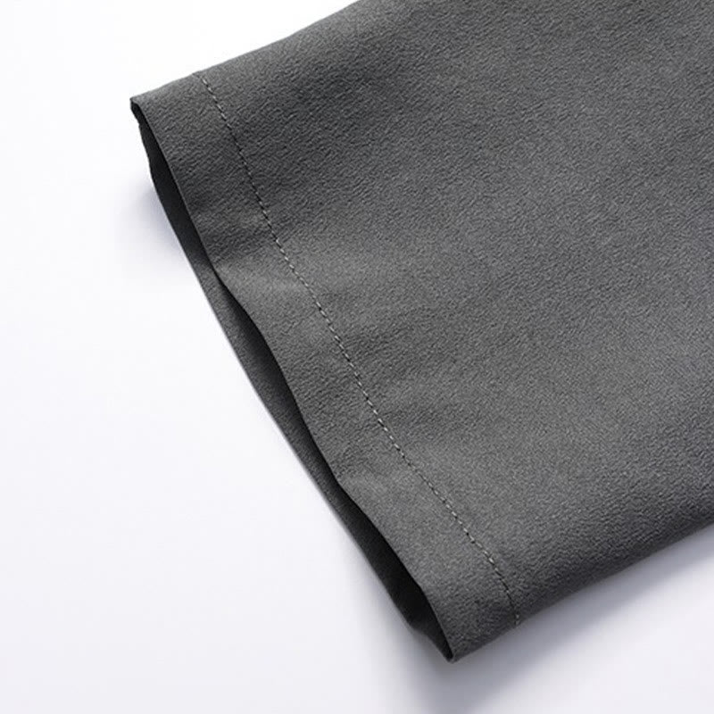 Buddha Stones Capodanno cinese ricamato Fu Tang Suit Hanfu manica lunga Top Pantaloni Abbigliamento Uomo Set - image 15