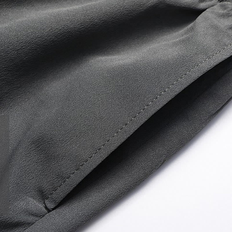 Buddha Stones Capodanno cinese ricamato Fu Tang Suit Hanfu manica lunga Top Pantaloni Abbigliamento Uomo Set - image 13