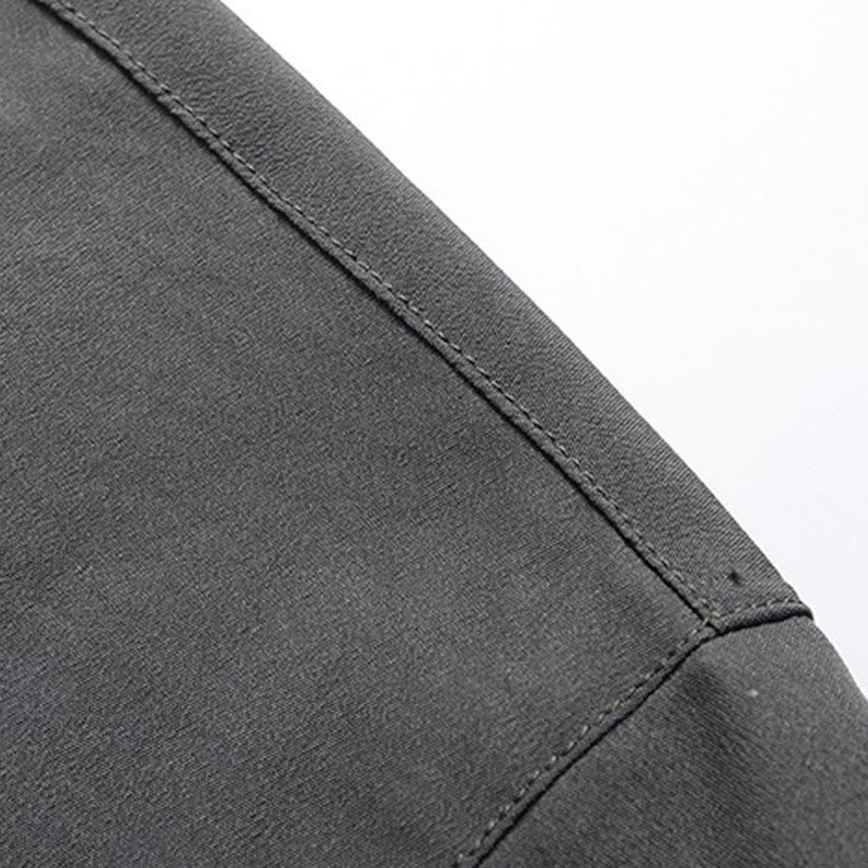 Buddha Stones Capodanno cinese ricamato Fu Tang Suit Hanfu manica lunga Top Pantaloni Abbigliamento Uomo Set - image 10