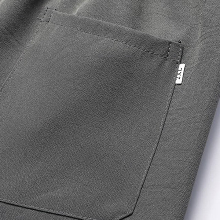 Buddha Stones Capodanno cinese ricamato Fu Tang Suit Hanfu manica lunga Top Pantaloni Abbigliamento Uomo Set - image 14