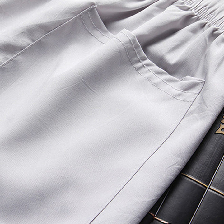 Buddha Stones Capodanno cinese Drago ricamato Rana-bottoni Tang Suit Hanfu tradizionale uniforme Top manica lunga Pantaloni Abbigliamento Uomo Set - image 11