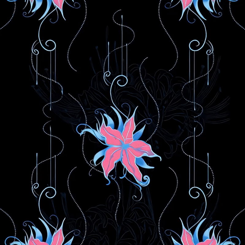 Leggings fitness da donna con stampa di fiori rosa blu e Buddha Stones, pantaloni da yoga - image 1