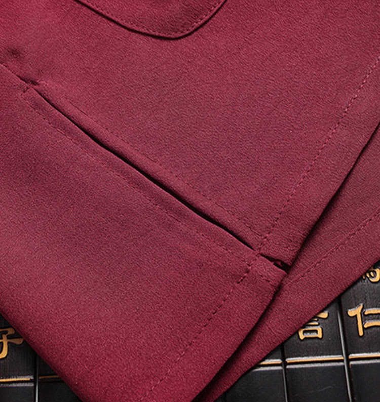 Buddha Stones Capodanno cinese Drago ricamato Rana-bottoni Tang Suit Hanfu Manica lunga Top Pantaloni Abbigliamento Uomo Set - image 6