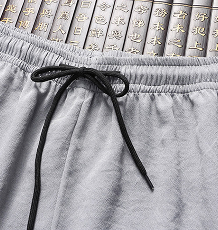 Buddha Stones Capodanno cinese Drago ricamato Rana-bottoni Tang Suit Hanfu Manica lunga Top Pantaloni Abbigliamento Uomo Set