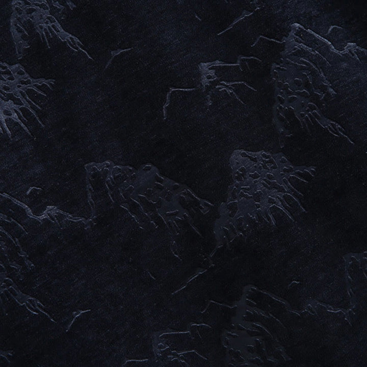 Giacca da uomo con camicia e tasche, realizzata a mano, con bottoni a forma di rana, motivo Buddha Stones, capodanno cinese, paesaggio - image 11