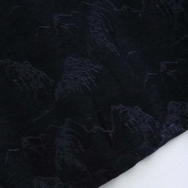 Giacca da uomo con camicia e tasche, realizzata a mano, con bottoni a forma di rana, motivo Buddha Stones, capodanno cinese, paesaggio - image 10