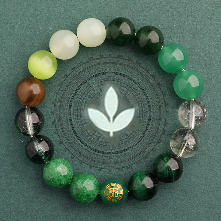 Bracciale Buddha Stones Five Elements Vari Agata Equilibrio Fortuna