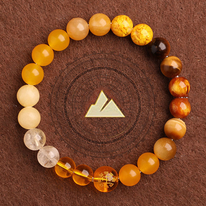 Bracciale Buddha Stones Five Elements Vari Agata Equilibrio Fortuna