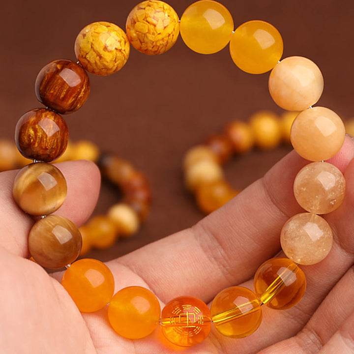 Bracciale Buddha Stones Five Elements Vari Agata Equilibrio Fortuna