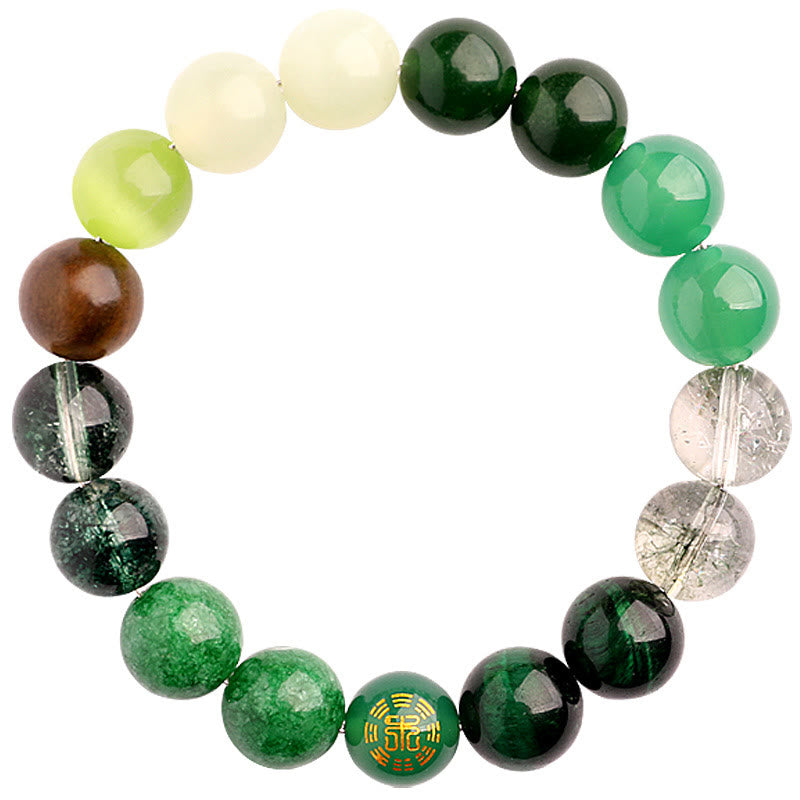Bracciale Buddha Stones Five Elements Vari Agata Equilibrio Fortuna