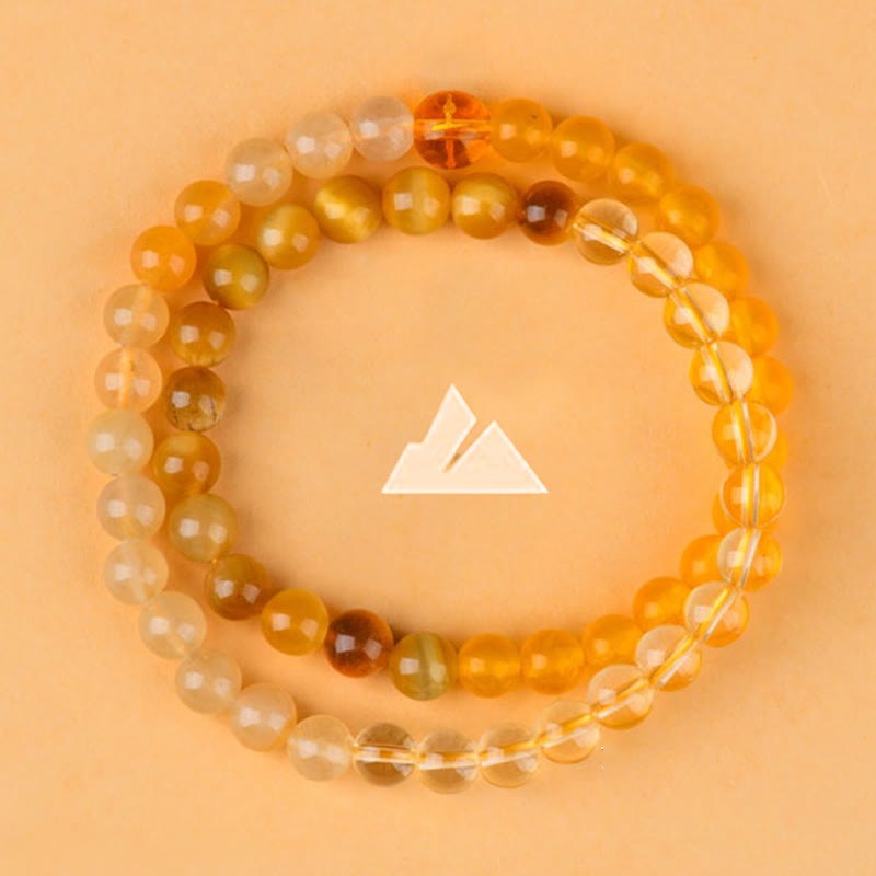 Buddha Stones Cinque Elementi Vari Agata Cristallo Calcedonio Cristallo Bianco Agata Bianca Braccialetto della Fortuna - image 32