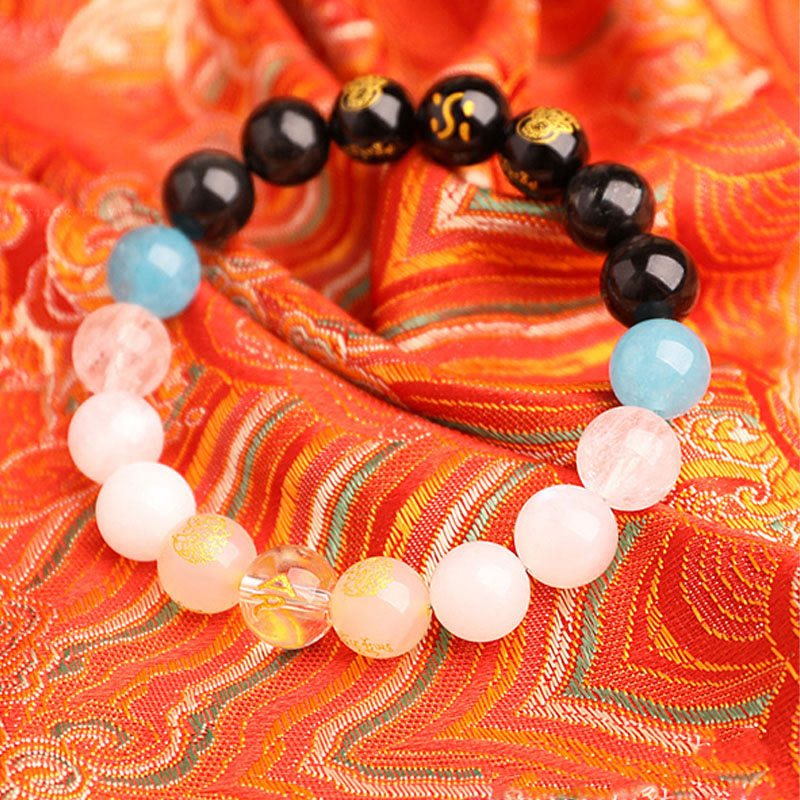 Buddha Stones Cinque Elementi Vari Agata Cristallo Agata Rossa del Sud Quarzo Fragola Pietra del Sole Citrino Braccialetto della Fortuna - image 41