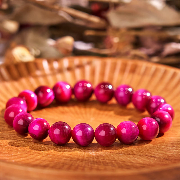 Braccialetto Buddha Stones Red Tiger Eye Calm