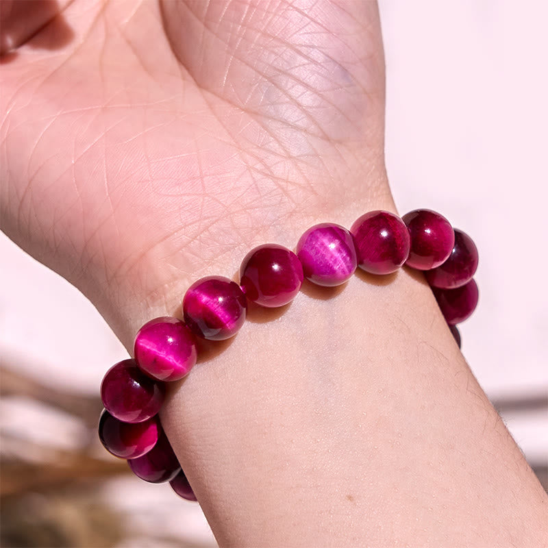 Braccialetto Buddha Stones Red Tiger Eye Calm