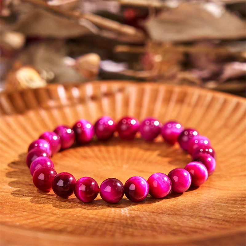 Braccialetto Buddha Stones Red Tiger Eye Calm