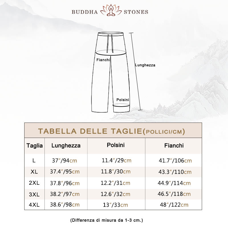 Pantaloni da yoga casual da donna in cotone Buddha Stones con tasche - image 5