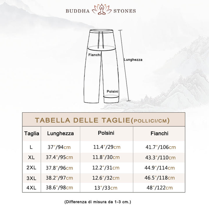 Pantaloni da yoga casual da donna in cotone Buddha Stones con tasche - image 5