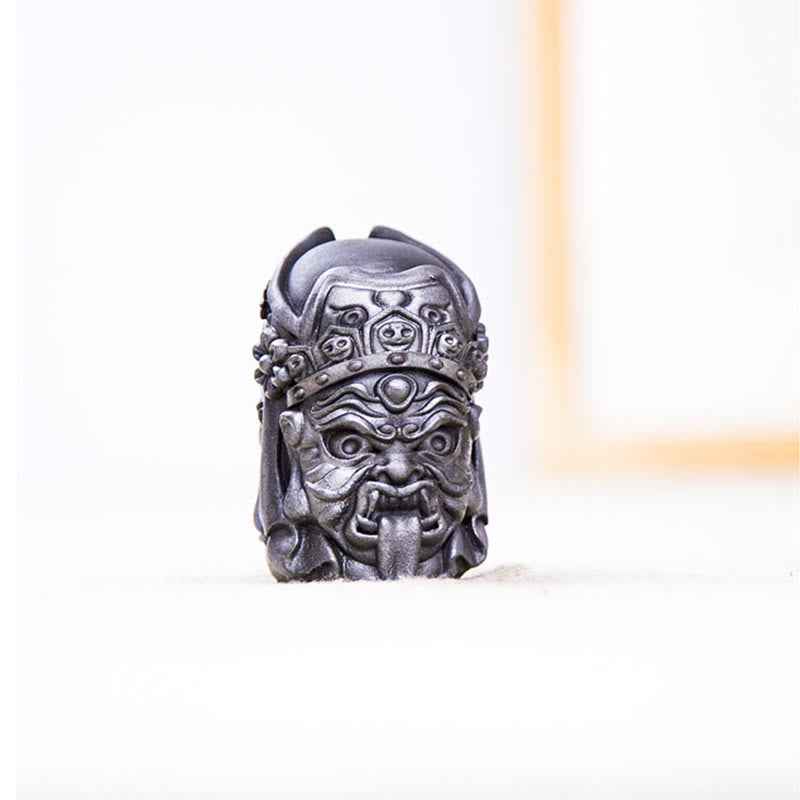 Buddha Stones fatte a mano Zakiram polvere di ferro ruggine statua in resina fusa decorazione della casa zen